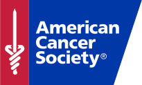 American Cancer Society logo with sword emblem.