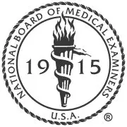 National Board of Medical Examiners logo.