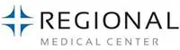 Regional Medical Center logo with blue symbol.
